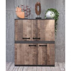 Trendteam Meuble d’entrée Stripe II - Imitation bois recyclé / Gris 12 Trendteam Meuble d’entrée Stripe II - Imitation bois recyclé / Gris -Meubles de salon Soldes 1000256963 210831 16215000034 MOOD DETAILS P000000001000256963 mood