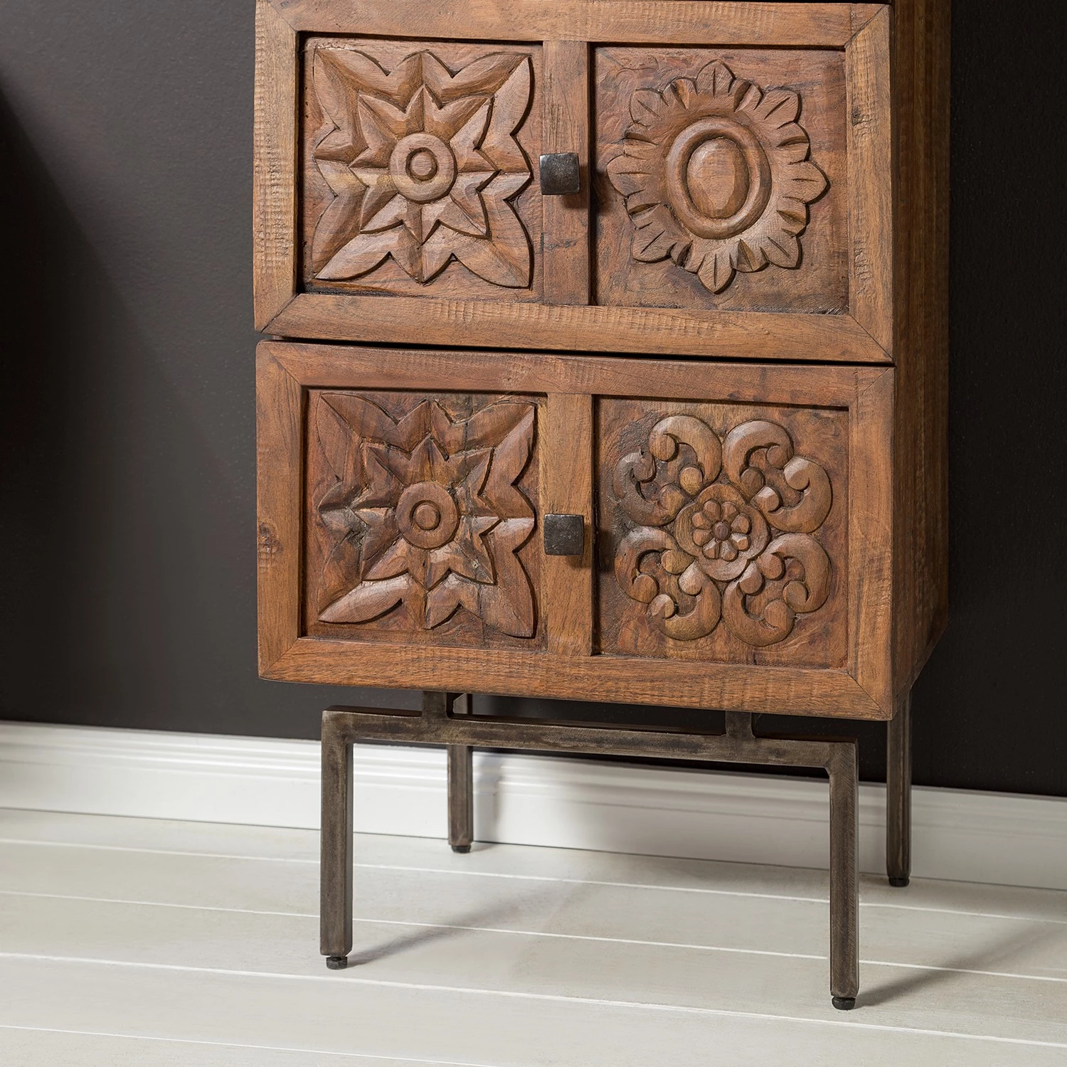 Wolf-Möbel Commode Carving - Acacia massif 8 Wolf-Möbel Commode Carving - Acacia massif – Image 6