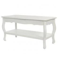 Ridgevalley Table basse Larchamp - Sapin massif - Blanc