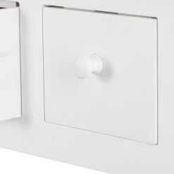 Ridgevalley Console Itzehoe - Paulownia massif - Blanc / Multicolore -Meubles de salon Soldes 1000257196 210430 13001300057 DETAILS P000000001000257196