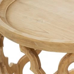 Ridgevalley Bout de canapé La Margineda - Sapin massif / Marron -Meubles de salon Soldes 1000257200 210430 13004400081 DETAILS P000000001000257200