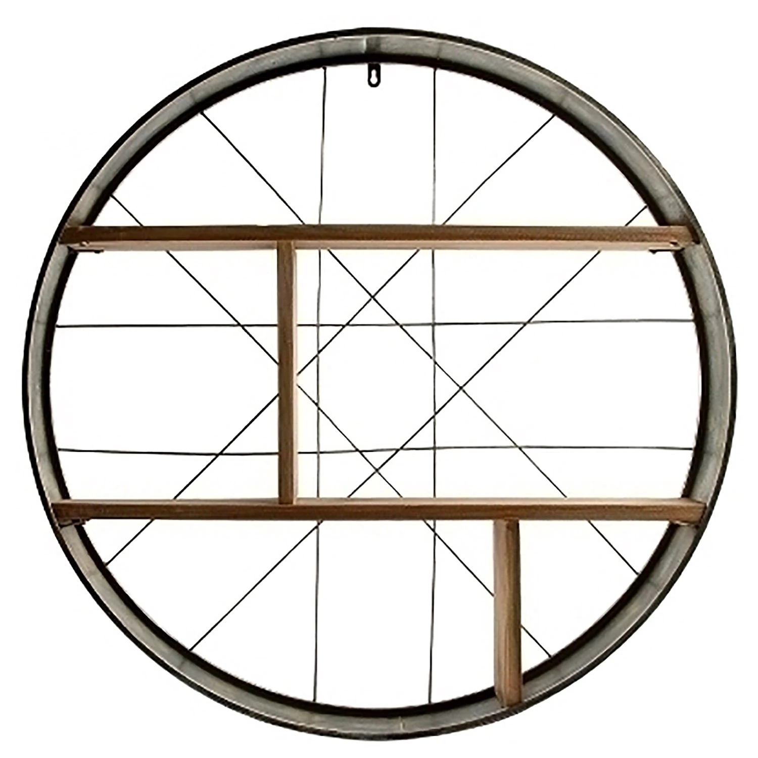 Ridgevalley Étagère murale Coch - Bois manufacturé / Eucalyptus massif - Imitation chêne / Cuivre 5 Ridgevalley Étagère murale Coch - Bois manufacturé / Eucalyptus massif - Imitation chêne / Cuivre – Image 3