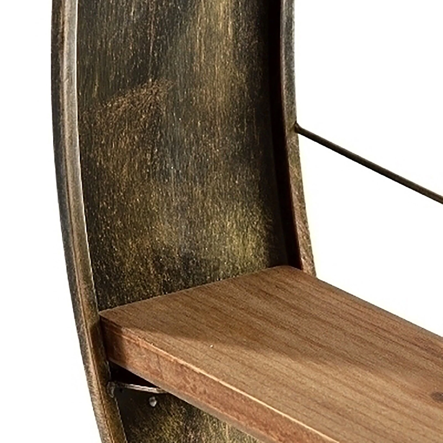 Ridgevalley Étagère murale Coch - Bois manufacturé / Eucalyptus massif - Imitation chêne / Cuivre 8 Ridgevalley Étagère murale Coch - Bois manufacturé / Eucalyptus massif - Imitation chêne / Cuivre – Image 6