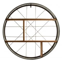 Ridgevalley Étagère murale Coch - Bois manufacturé / Eucalyptus massif - Imitation chêne / Cuivre 20 Ridgevalley Étagère murale Coch - Bois manufacturé / Eucalyptus massif - Imitation chêne / Cuivre -Meubles de salon Soldes 1000257206 210430 13011900108 DETAILS P000000001000257206