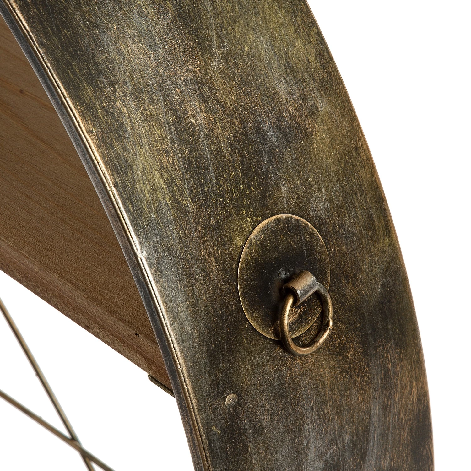 Ridgevalley Étagère murale Coch - Bois manufacturé / Eucalyptus massif - Imitation chêne / Cuivre 11 Ridgevalley Étagère murale Coch - Bois manufacturé / Eucalyptus massif - Imitation chêne / Cuivre – Image 9