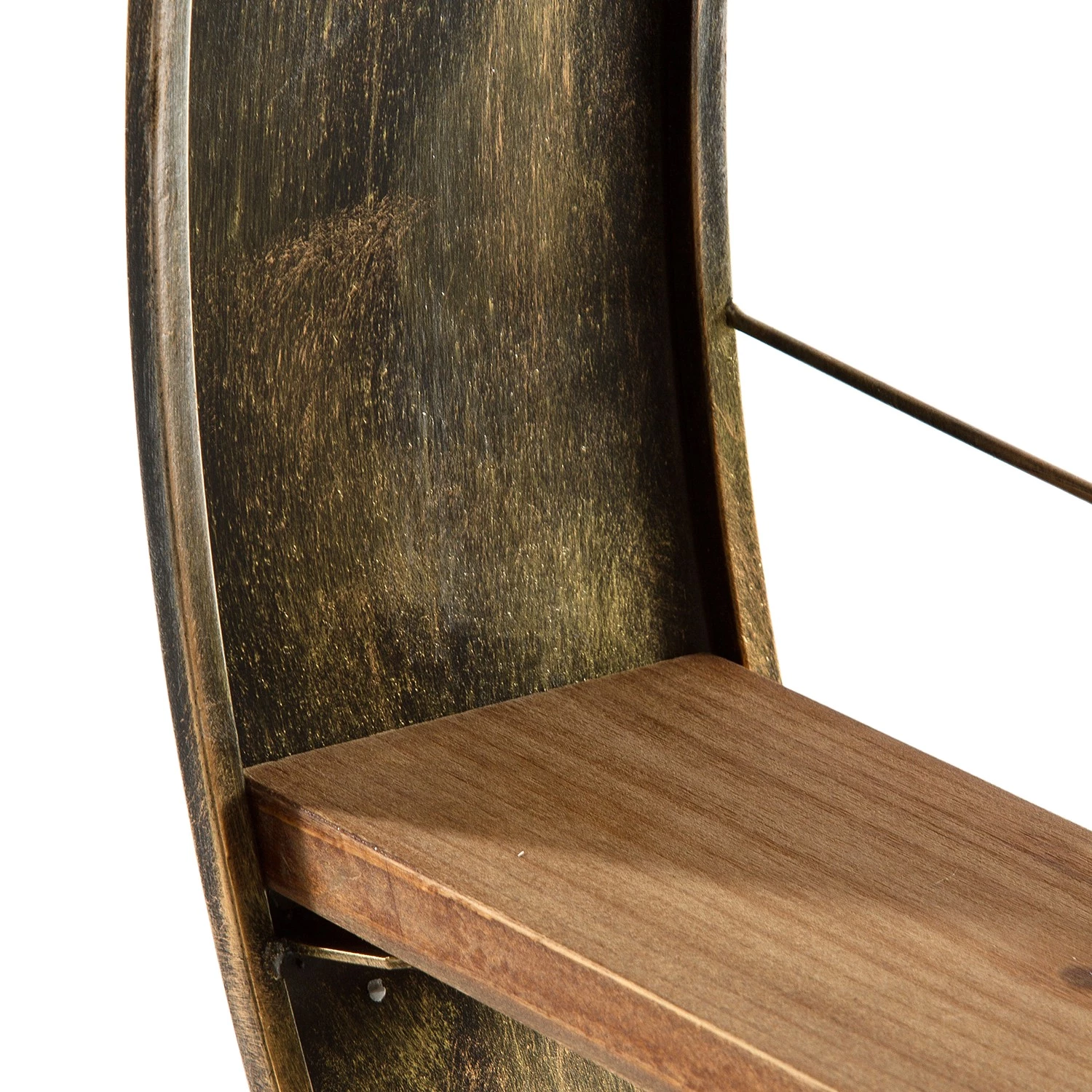 Ridgevalley Étagère murale Coch - Bois manufacturé / Eucalyptus massif - Imitation chêne / Cuivre 13 Ridgevalley Étagère murale Coch - Bois manufacturé / Eucalyptus massif - Imitation chêne / Cuivre – Image 11