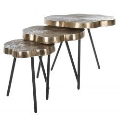 Ridgevalley Bouts de canapé Pal (3 éléments) - Métal - Marron 13 Ridgevalley Bouts de canapé Pal (3 éléments) - Métal - Marron -Meubles de salon Soldes 1000257210 210413 14405200125 DETAILS P000000001000257210