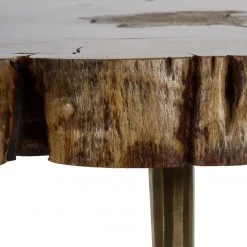 Ridgevalley Bout de canapé Le Chateau - Métal - Marron -Meubles de salon Soldes 1000257215 210430 13021300154 DETAILS P000000001000257215