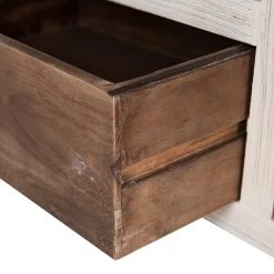 Wolf-Möbel Meuble TV Maison - Acacia massif - Acacia couleur pierre / Blanc cassé 26 Wolf-Möbel Meuble TV Maison - Acacia massif - Acacia couleur pierre / Blanc cassé -Meubles de salon Soldes 1000257236 220406 055 DETAILS P000000001000257236