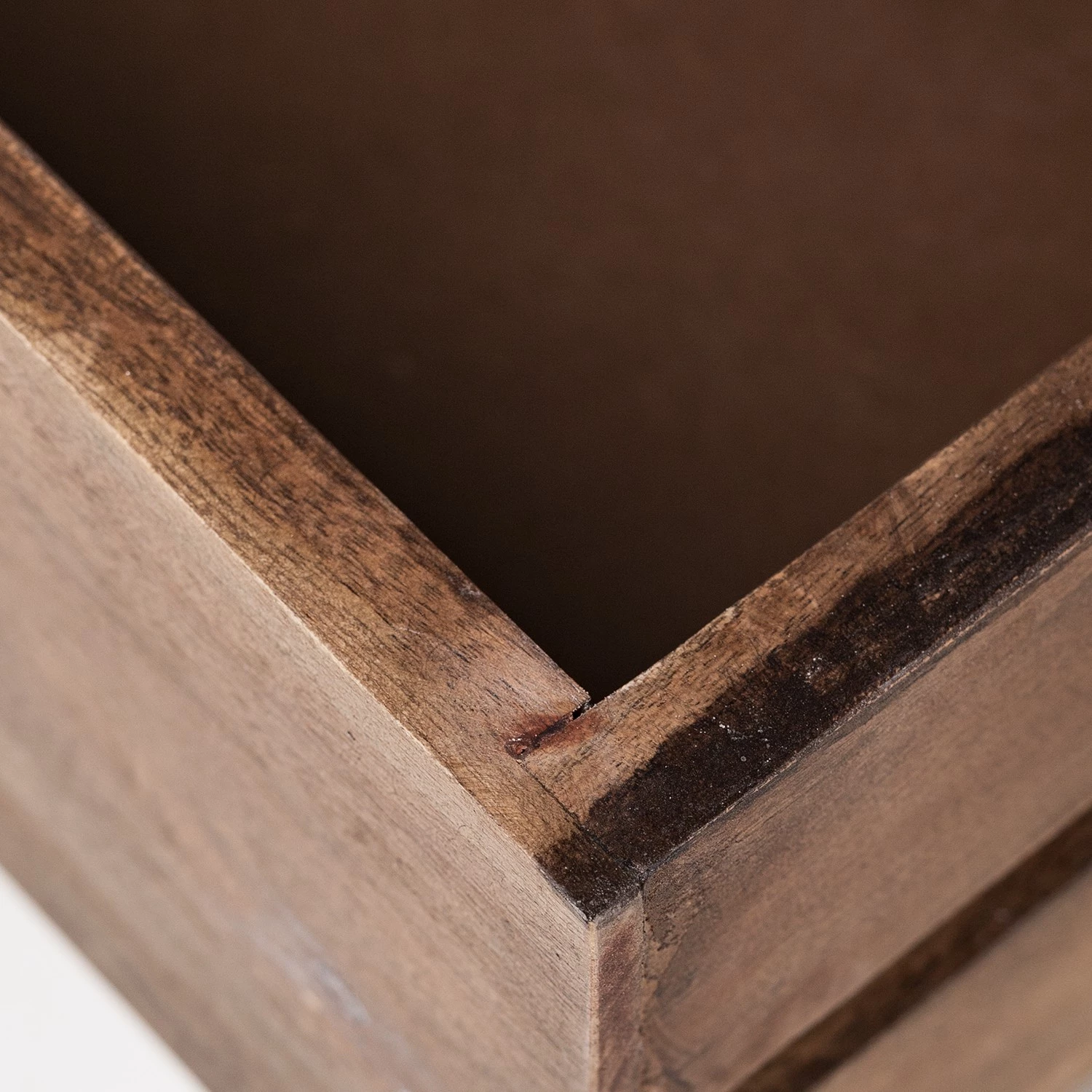 Wolf-Möbel Meuble TV Maison - Acacia massif - Acacia couleur pierre / Blanc cassé 13 Wolf-Möbel Meuble TV Maison - Acacia massif - Acacia couleur pierre / Blanc cassé – Image 11