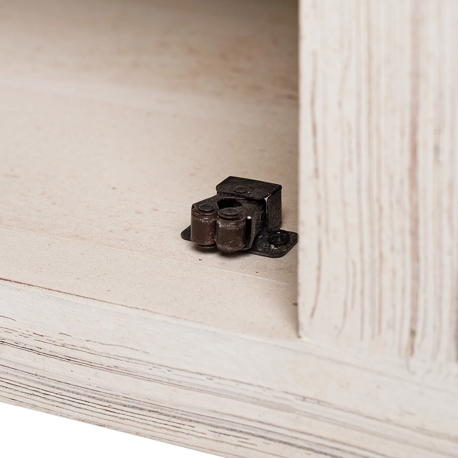 Wolf-Möbel Meuble TV Maison - Acacia massif - Acacia couleur pierre / Blanc cassé 16 Wolf-Möbel Meuble TV Maison - Acacia massif - Acacia couleur pierre / Blanc cassé – Image 14