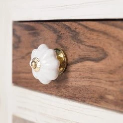 Wolf-Möbel Sellette Maison - Acacia massif - Acacia couleur pierre / Blanc cassé - Hauteur : 75 cm 16 Wolf-Möbel Sellette Maison - Acacia massif - Acacia couleur pierre / Blanc cassé - Hauteur : 75 cm -Meubles de salon Soldes 1000257243 220406 055 DETAILS P000000001000257243