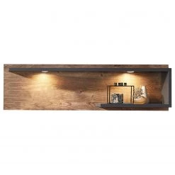 Red Living Étagère murale Batey I - Imitation chêne de Havel / Graphite