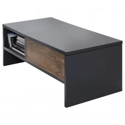 Red Living Table basse Batey - Imitation chêne de Havel / Graphite