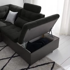 Fredriks Canapé panoramique Puntiro - Imitation cuir / Tissu structuré - Cuir synthétique Lilo / Tissu structuré Satur: Gris foncé / Anthracite 49 Fredriks Canapé panoramique Puntiro - Imitation cuir / Tissu structuré - Cuir synthétique Lilo / Tissu structuré Satur: Gris foncé / Anthracite -Meubles de salon Soldes 1000257984 210614 18413201545 DETAILS P000000001000257984