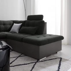 Fredriks Canapé panoramique Puntiro - Imitation cuir / Tissu structuré - Cuir synthétique Lilo / Tissu structuré Satur: Gris foncé / Anthracite 51 Fredriks Canapé panoramique Puntiro - Imitation cuir / Tissu structuré - Cuir synthétique Lilo / Tissu structuré Satur: Gris foncé / Anthracite -Meubles de salon Soldes 1000257984 210614 18413201547 DETAILS P000000001000257984