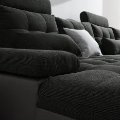 Fredriks Canapé panoramique Puntiro - Imitation cuir / Tissu structuré - Cuir synthétique Lilo / Tissu structuré Satur: Gris foncé / Anthracite 53 Fredriks Canapé panoramique Puntiro - Imitation cuir / Tissu structuré - Cuir synthétique Lilo / Tissu structuré Satur: Gris foncé / Anthracite -Meubles de salon Soldes 1000257984 210614 18413201549 DETAILS P000000001000257984