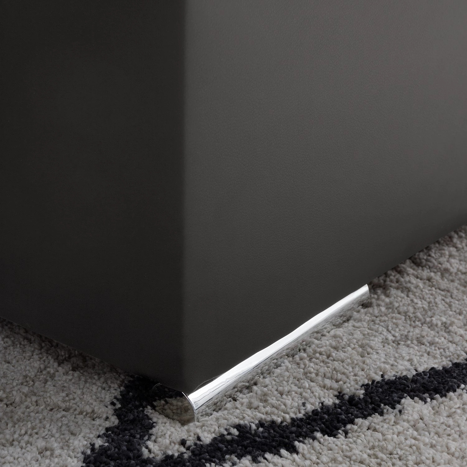 Fredriks Canapé panoramique Puntiro - Imitation cuir / Tissu structuré - Cuir synthétique Lilo / Tissu structuré Satur: Gris foncé / Anthracite 23 Fredriks Canapé panoramique Puntiro - Imitation cuir / Tissu structuré - Cuir synthétique Lilo / Tissu structuré Satur: Gris foncé / Anthracite – Image 21