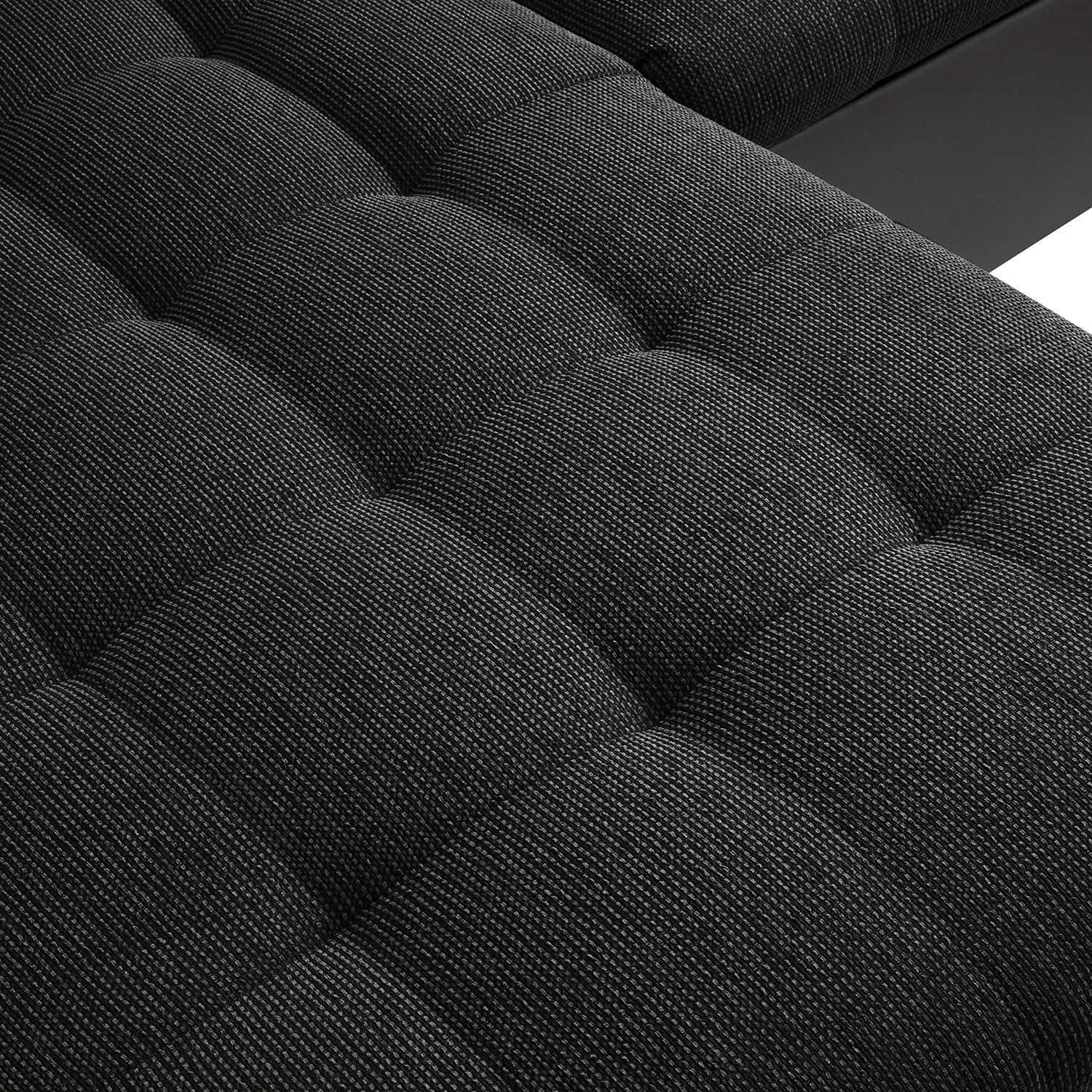 Fredriks Canapé panoramique Puntiro - Imitation cuir / Tissu structuré - Cuir synthétique Lilo / Tissu structuré Satur: Gris foncé / Anthracite 28 Fredriks Canapé panoramique Puntiro - Imitation cuir / Tissu structuré - Cuir synthétique Lilo / Tissu structuré Satur: Gris foncé / Anthracite – Image 26