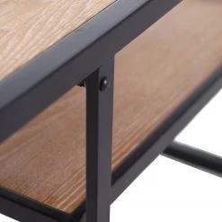 Red Living Table basse Cap Cana - Placage en bois véritable / Métal - Araucaria de Chine / Noir 17 Red Living Table basse Cap Cana - Placage en bois véritable / Métal - Araucaria de Chine / Noir -Meubles de salon Soldes 1000259764 210421 08205800026 DETAILS P000000001000259764