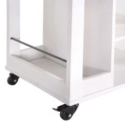 Red Living Desserte Pidula I - Acacia massif / Métal - Acacia blanc / Acacia -Meubles de salon Soldes 1000259774 210601 10150300015 DETAILS P000000001000259774