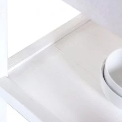 Red Living Desserte Pidula II - Acacia massif / Métal - Acacia blanc / Acacia -Meubles de salon Soldes 1000259775 210601 10150400023 DETAILS P000000001000259775