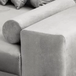 Loftscape Grand canapé Canton - Velours - Gris lumineux -Meubles de salon Soldes 1000259791 210426 10174300074 DETAILS P000000001000259791