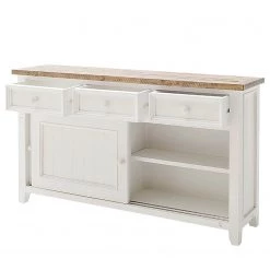 Maison Belfort Buffet Balignton - Pin massif - Pin / Blanc -Meubles de salon Soldes 1000260756 211116 13020000331 DETAILS P000000001000260756