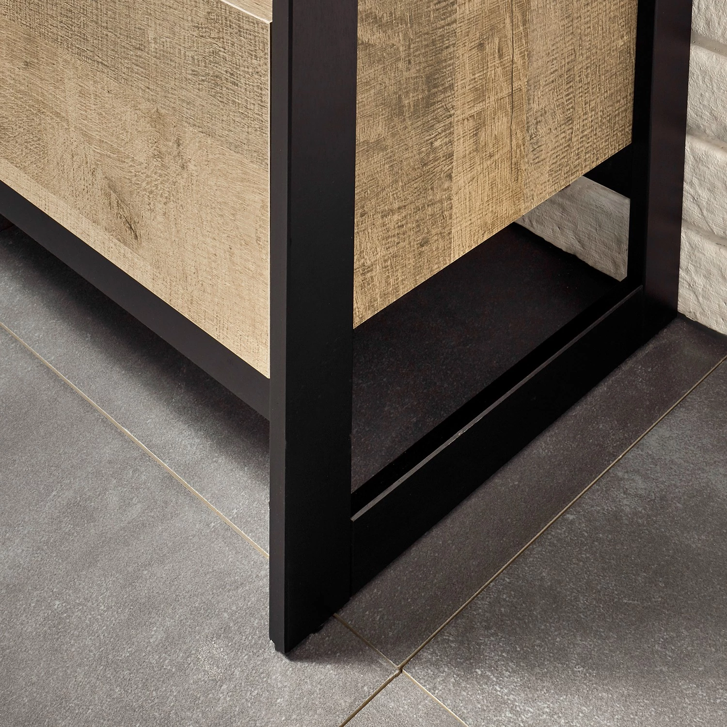 Red Living Meuble TV Cocody - Imitation chêne Montana / Gris 9 Red Living Meuble TV Cocody - Imitation chêne Montana / Gris – Image 7