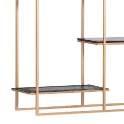 Red Living Étagère Sonso - Métal - Noir / Doré -Meubles de salon Soldes 1000261416 210430 11580900015 DETAILS P000000001000261416