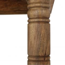 Naturoo Table basse Cayambe - Manguier massif / Métal - Manguier foncé / Laiton -Meubles de salon Soldes 1000261418 210430 11582200025 DETAILS P000000001000261418