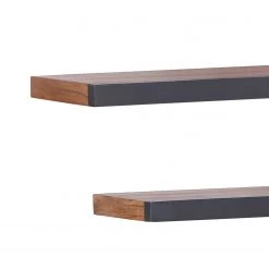 Naturoo Tablette murale Manabi - Acacia massif - Acacia / Anthracite -Meubles de salon Soldes 1000261423 210505 07584900004 DETAILS P000000001000261423