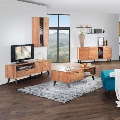 Naturoo Meuble TV Manabi - Acacia massif - Acacia / Anthracite -Meubles de salon Soldes 1000261433 210430 11590700060 MOOD DETAILS P000000001000261433 mood
