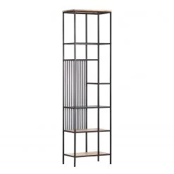 Red Living Étagère Uulu III - Acacia massif / Métal - Acacia / Noir