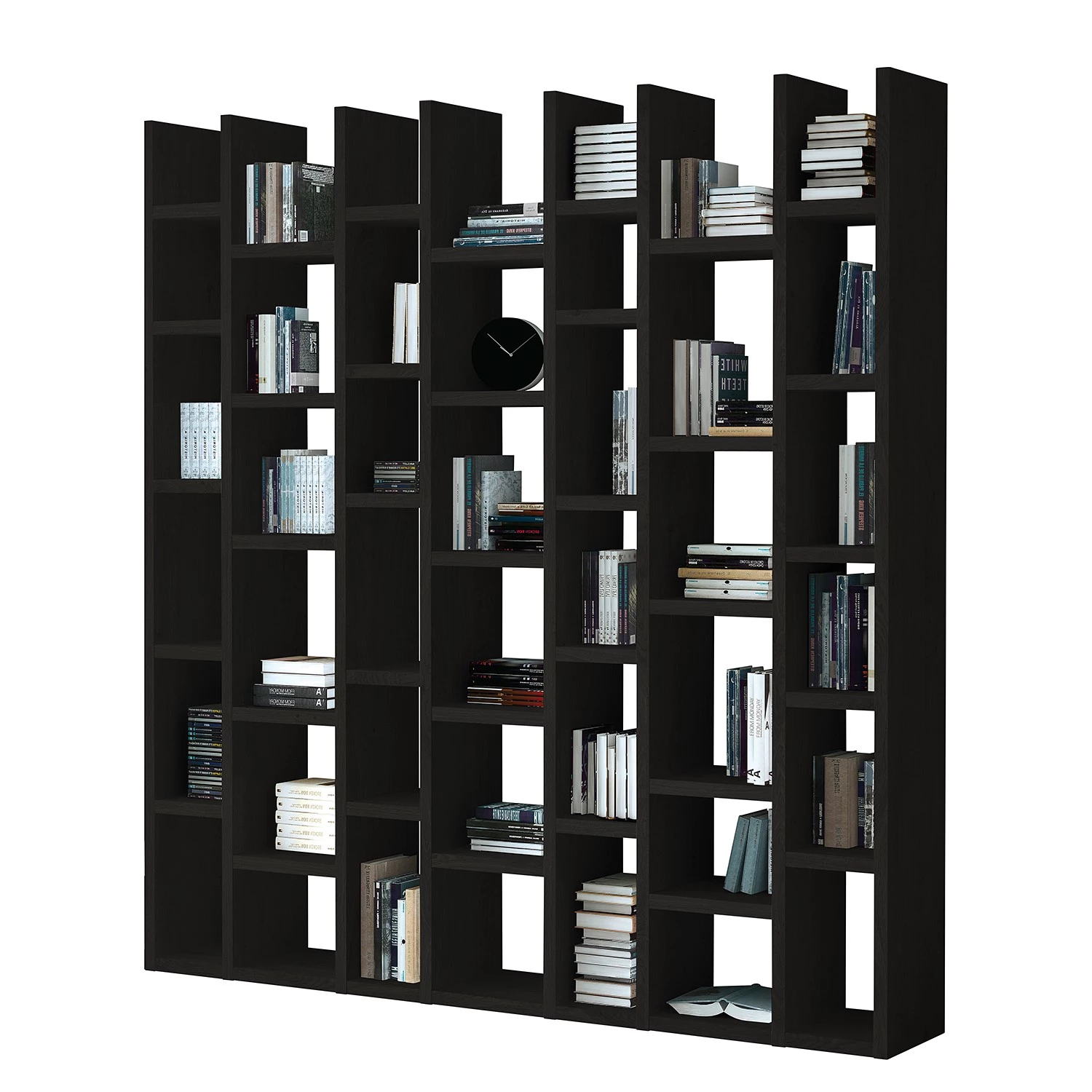 Loftscape Bibliothèque Emporior II - Imitation chêne marron-noir - Largeur : 221 cm 3 Loftscape Bibliothèque Emporior II - Imitation chêne marron-noir - Largeur : 221 cm