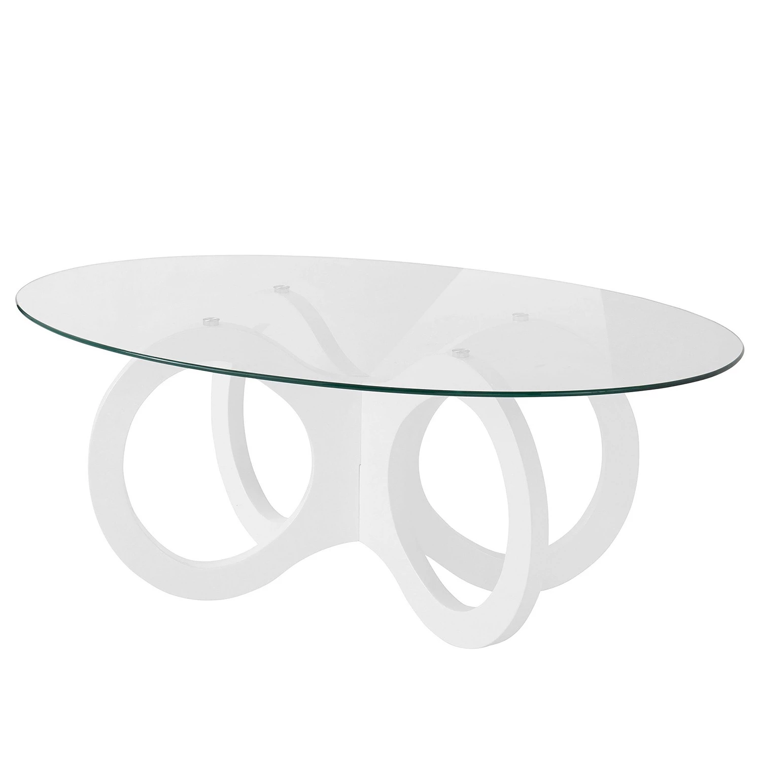 Ridgevalley Table basse Jarva - Verre - Blanc 3 Ridgevalley Table basse Jarva - Verre - Blanc