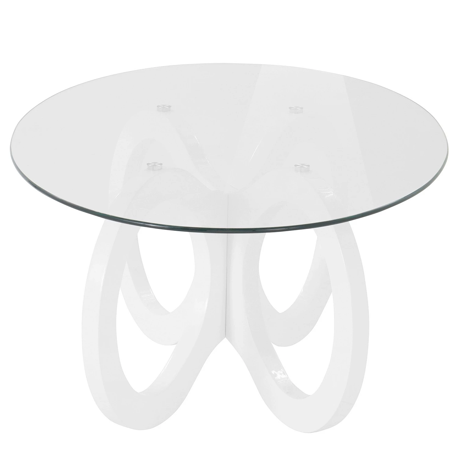 Ridgevalley Table basse Jarva - Verre - Blanc 5 Ridgevalley Table basse Jarva - Verre - Blanc – Image 3
