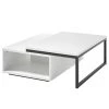 Loftscape Table basse Muuga - Blanc / Gris -Meubles de salon Soldes 1000261761 210422 07555000019 IMAGE P000000001000261761