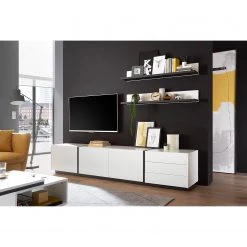 Loftscape Meuble TV Muuga II - Blanc / Gris - Largeur : 250 cm -Meubles de salon Soldes 1000261767 210422 07562500056 MOOD DETAILS P000000001000261767 mood