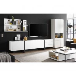 Loftscape Vitrine double Muuga - Blanc / Gris -Meubles de salon Soldes 1000261772 210422 07563500067 MOOD DETAILS P000000001000261772 mood