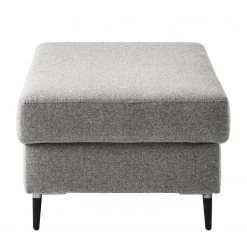 Studio Copenhagen Repose-pieds COSO Classic+ - Tissu Inze: Gris clair - Noir - Profondeur : 64 cm -Meubles de salon Soldes 1000261834 210428 13415400006 DETAILS P000000001000261834