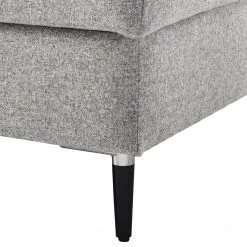 Studio Copenhagen Repose-pieds COSO Classic+ - Tissu Inze: Gris clair - Noir - Profondeur : 64 cm -Meubles de salon Soldes 1000261834 210428 13421600014 DETAILS P000000001000261834