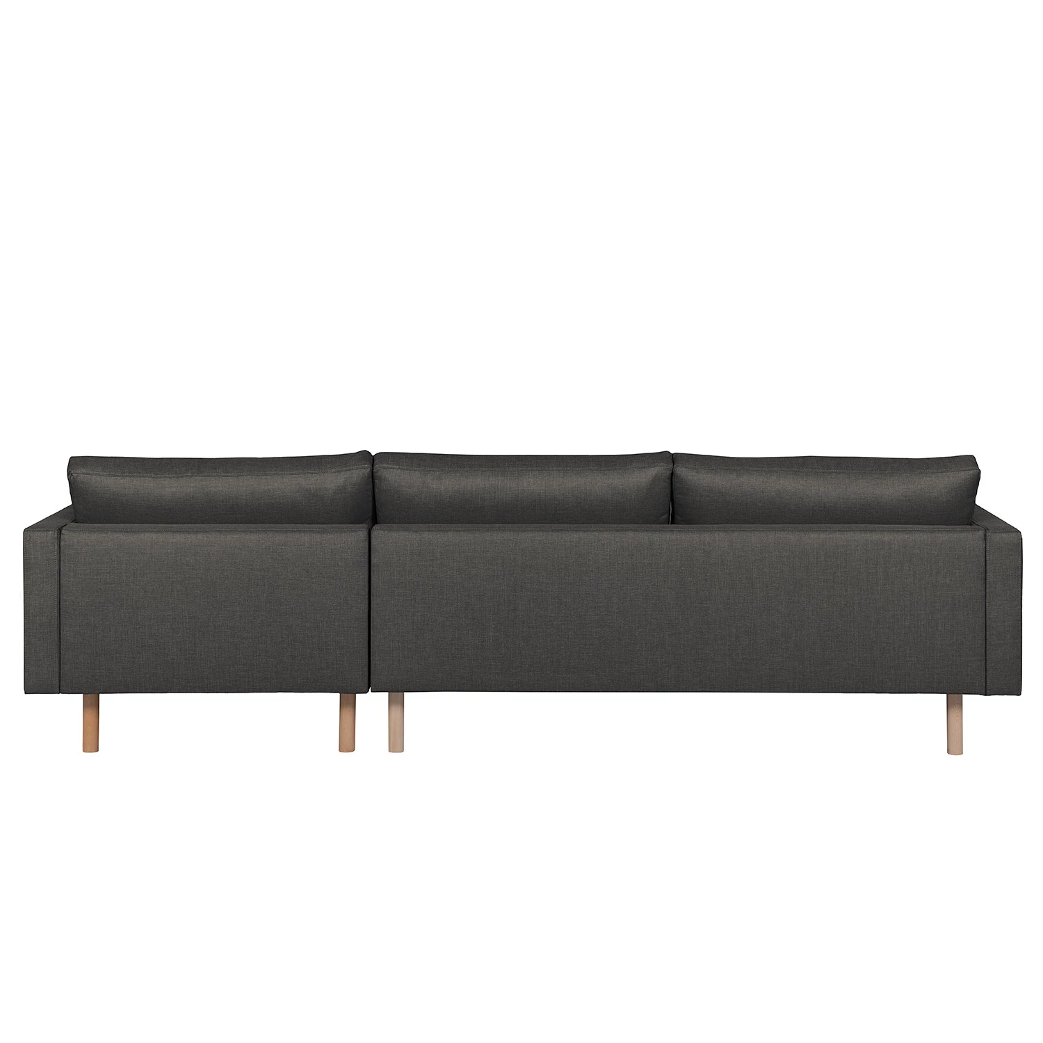 Norrwood Canapé d’angle Theix - Tissage à plat - Anthracite - Méridienne courte à droite (vue de face) 5 Norrwood Canapé d’angle Theix - Tissage à plat - Anthracite - Méridienne courte à droite (vue de face) – Image 3