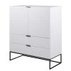 Loftscape Buffet Kaina - Blanc / Noir