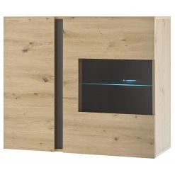 Loftscape Vitrine murale Cailla - Imitation chĂŞne Artisan