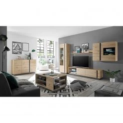 Loftscape Vitrine murale Cailla - Imitation chêne Artisan 10 Loftscape Vitrine murale Cailla - Imitation chêne Artisan -Meubles de salon Soldes 1000263371 210430 12402300003 MOOD DETAILS P000000001000263371 mood