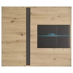 Loftscape Vitrine murale Cailla - Imitation chêne Artisan 12 Loftscape Vitrine murale Cailla - Imitation chêne Artisan -Meubles de salon Soldes 1000263371 210430 12402400005 DETAILS P000000001000263371