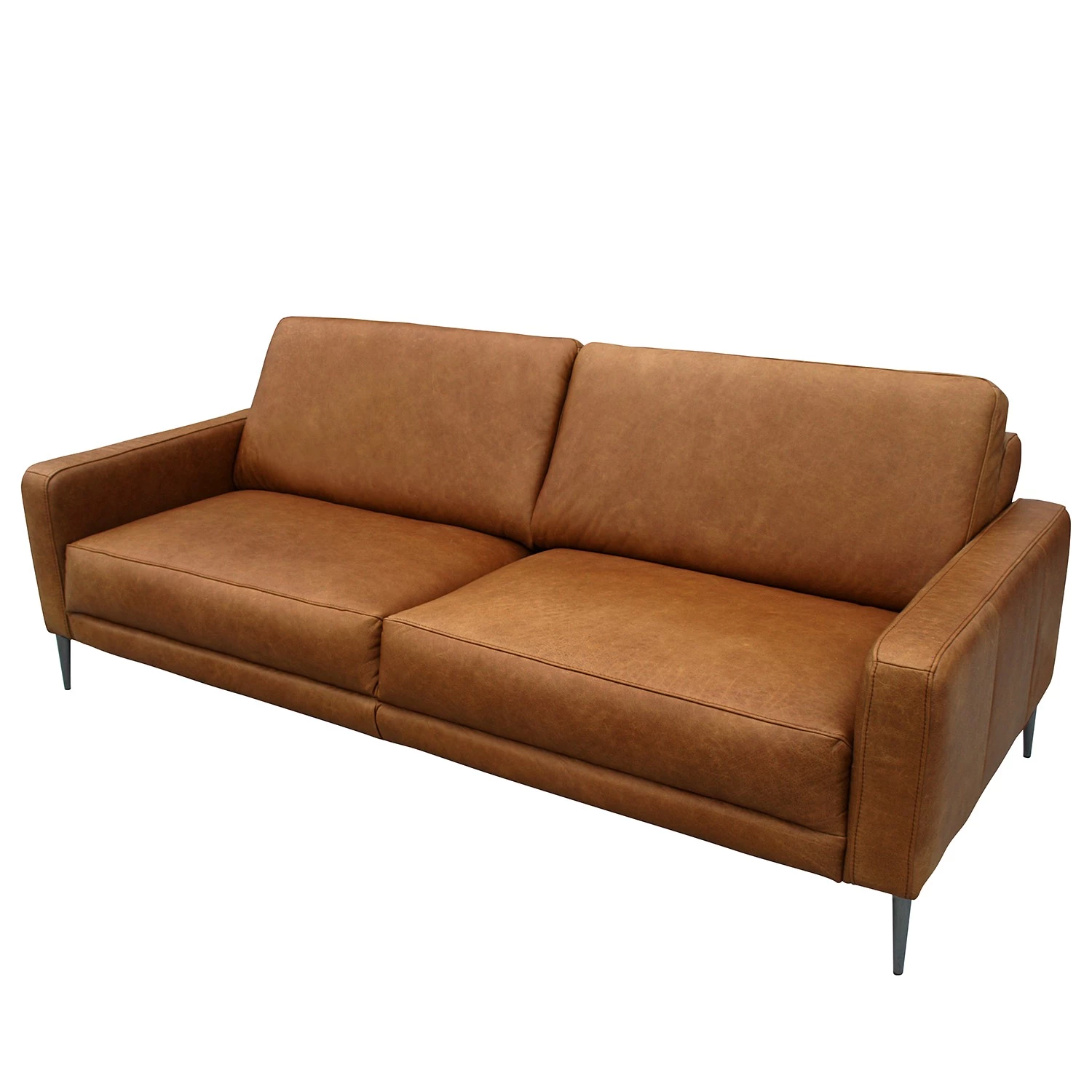 Loftscape Canapé Suzette II (3 places) - Imitation cuir - Cuir Arelia: Cognac 3 Loftscape Canapé Suzette II (3 places) - Imitation cuir - Cuir Arelia: Cognac
