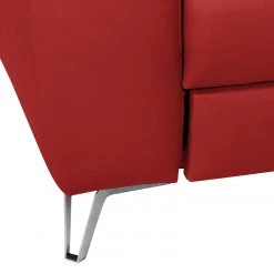 Loftscape Canapé d’angle Vercheny II - Imitation cuir - Cuir Mabel: Rouge - Méridienne courte montable des deux côtés - Avec fonction couchage -Meubles de salon Soldes 1000263591 210601 15011501161 DETAILS P000000001000263591