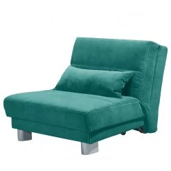 Loftscape Fauteuil convertible Rakir - Microfibre - Microfibre Enza: Turquoise